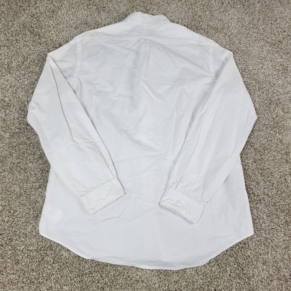 Ralph Lauren Classic Fit Mens XL Solid White Pony Button Down Long Sleeve - Picture 3 of 6